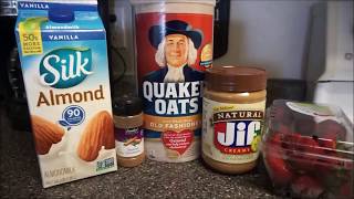 How I make OVERNIGHT OATS EASY  Healthy Gains [upl. by Ahsram]