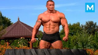 STRONGEST MMA FIGHTER  Mariusz Pudzianowski  Muscle Madness [upl. by Nobel834]