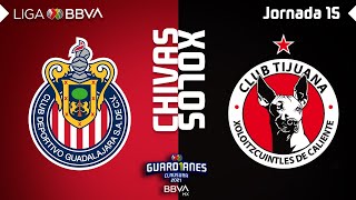 Resumen y Goles  Chivas vs Xolos  Liga BBVA MX  Guard1anes 2021  Jornada 15 [upl. by Lamont]