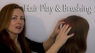 Binaural ASMR Relaxing Hair Play amp Brushing  Ear to Ear [upl. by Farrington]