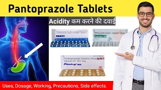 Pantoprazole 40 mg hindi  Pantoprazole tablet uses in hindi  Pan 40 tablet [upl. by Jennee252]