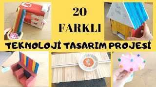 20 farklı TEKNOLOJİ TASARIM PROJESİ PROJE FİKİRLERİ teknoloji tasarım icatlar inovasyon örnekleri [upl. by Zitvaa]