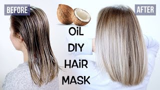 DIY Coconut Oil Hair Mask Tips amp Tricks [upl. by Siuol]