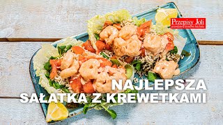 NAJLEPSZA SAŁATKA Z KREWETKAMI – PROSTY PRZEPIS [upl. by Meuser]