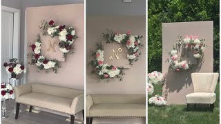 Dollar Tree Foam Board Backdrop Diy Elegant Backdrop [upl. by Amorete]