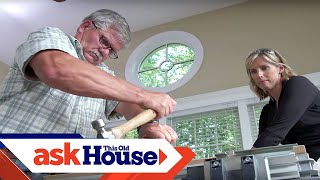 How to Repair a Bad Flooring Joint  Ask This Old House [upl. by Ytte157]