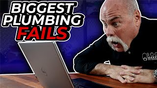 Real Plumber Reacts to the BIGGEST PLUMBING FAILS on YouTube [upl. by Eicnahc]