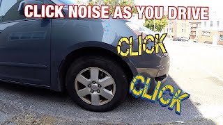 Car Makes Click Click Click Noise as you drive [upl. by Winebaum42]