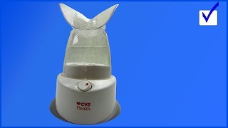 Steam Your Sinuses CVS Health Steam Inhaler Review [upl. by Grenville790]