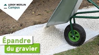 Comment épandre du gravier  Leroy Merlin [upl. by Ysle425]