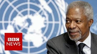 Kofi Annan Death Former UN chief dies at 80  BBC News [upl. by Rhetta]