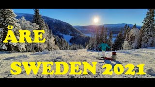 ÅRE 2021 JANUARY SWEDISH BEST SKI RESORT [upl. by Ness451]