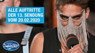 Alle Auftritte der 13 Sendung vom 20022021  DSDS 2021 [upl. by Fishbein]