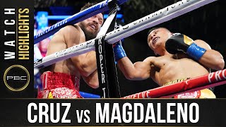 Cruz vs Magdaleno HIGHLIGHTS October 31 2020  PBC on SHOWTIME PPV [upl. by Annoyik]