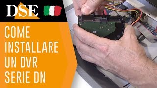 DSE tutorial  Come installare e collegare in rete un DVR [upl. by Abigael]