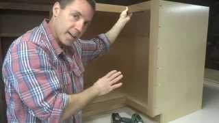 Kitchen Cabinets Installing The Lazy Susan Hardware [upl. by Laurita]