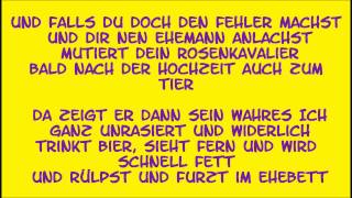 Die Ärzte  Männer sind Schweine Lyrics [upl. by Gass]