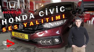 Honda Civic Ses Yalıtımı [upl. by Vogele]