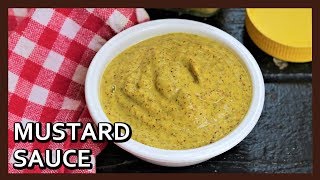 NO OIL Mustard Sauce recipe  How to make Mustard Sauce at home  Simple and Easy Mustard Sauce [upl. by Andee]