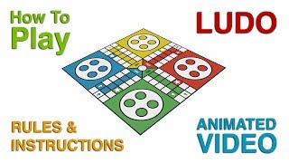 Ludo Board Game Rules amp Instructions  Learn How To Play Ludo Game [upl. by Roanne144]