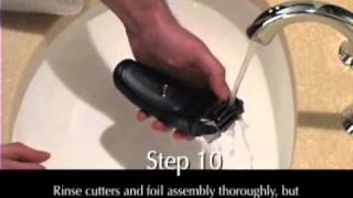 Monthly Cleaning Howto Video for the Remington SP390290 [upl. by Catherina669]