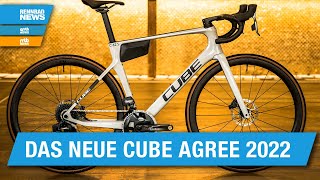 Cube Bikes Agree 2022 EnduranceRennrad Aerodynamik im Fokus [upl. by Eletnahs278]