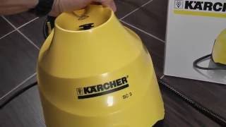 Kärcher SC 3 parownica Steam Cleaner  test  review [upl. by Drusi]