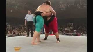 Yokozuna vs Earthquake Sumo pt 2 [upl. by Linus]