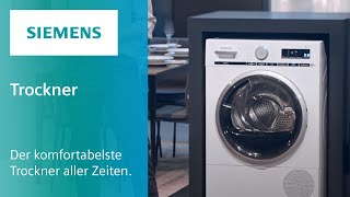 Automatische Programmabstimmung durch TrocknerWaschmaschinen Verbindung  Siemens iQ700 Trockner [upl. by Underwood]