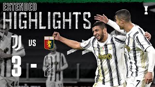 Juventus 32 Genoa  Rafia Debut Winner in Extra Time  EXTENDED Highlights [upl. by Teerell29]