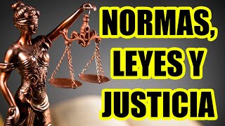 NORMAS LEYES Y JUSTICIA Puntos clave [upl. by Blakely]