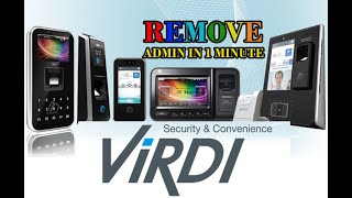 ADMIN REMOVE RESET VIRDI TERMINAL BY UNIS REMOTE MANAGER  1 MINUTE VIDEO [upl. by Odanref738]