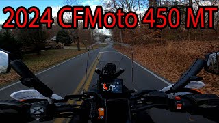 2024 CFMoto 450 MT [upl. by Sidonia354]