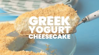 Greek Yogurt Cheesecake  Gimme That Flavor [upl. by Assirrec]