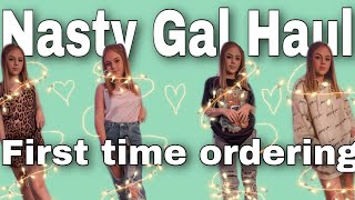 Nasty Gal Haul First time ordering My thoughts [upl. by Lechar]