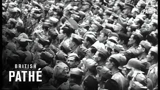 Roma Aka Mussolini Speaking To Massed Crowds In Rome 1936 [upl. by Sall]