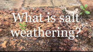 Explaining salt weathering Haloclasty [upl. by Binny]