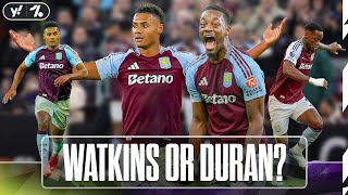 Should Aston Villa START Jhon Duran OVER Ollie Watkins  The Cooligans [upl. by Anolla382]