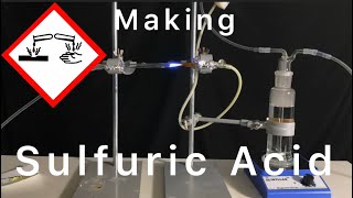 Making sulfuric acid method 1 [upl. by Coffin887]