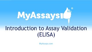 Introduction to Assay Validation ELISA [upl. by Fax896]