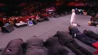 Benny Hinn bows before God 1 [upl. by Htaek]