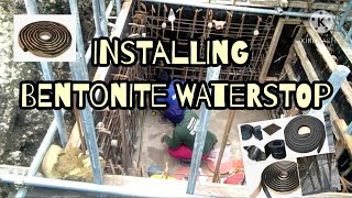 HOW TO INSTALL BENTONITE WATERSTOP [upl. by Enawyd]