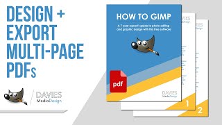 Design and Export a MultiPage PDF in GIMP 210 [upl. by Utham615]