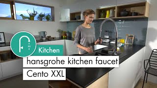 hansgrohe kitchen faucet Cento XXL [upl. by Haberman]