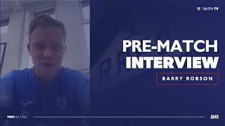 INTERVIEW  Barry Robson PreFalkirk  240125 [upl. by Ettevy]