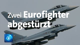 EILMELDUNG Eurofighter der Luftwaffe abgestürzt [upl. by Elleivad]