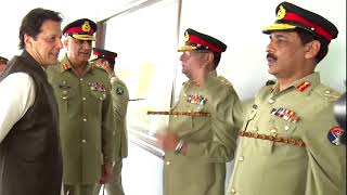 PM Imran Khan visits GHQ in Rawalpindi [upl. by Osborne]