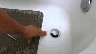 How To Replace A Bathtub Drain Stopper Toe Touch [upl. by Suellen]