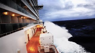 CRUISE SHIP CAUGHT IN A BOMB CYCLONE Norwegian Breakaway [upl. by Ainwat]