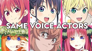 Kanojo mo Kanojo All Characters Japanese Dub Voice Actors Seiyuu Same Anime Characters [upl. by Benetta]